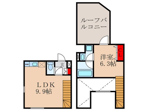 グランテージ新中野の物件間取画像